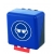 Pojemnik ochronny bhp przechowywanie Secubox Midi niebieski