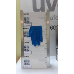 FlexiGlove INOX: Modułowy Dozownik na Rękawiczki Jednorazowe na cztery opakowania